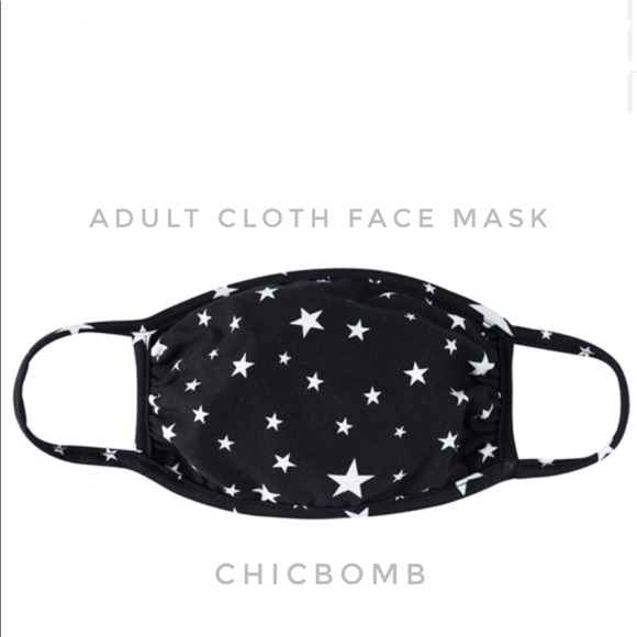 CHICBOMB Accessories - STARS REUSABLE FACE MASK